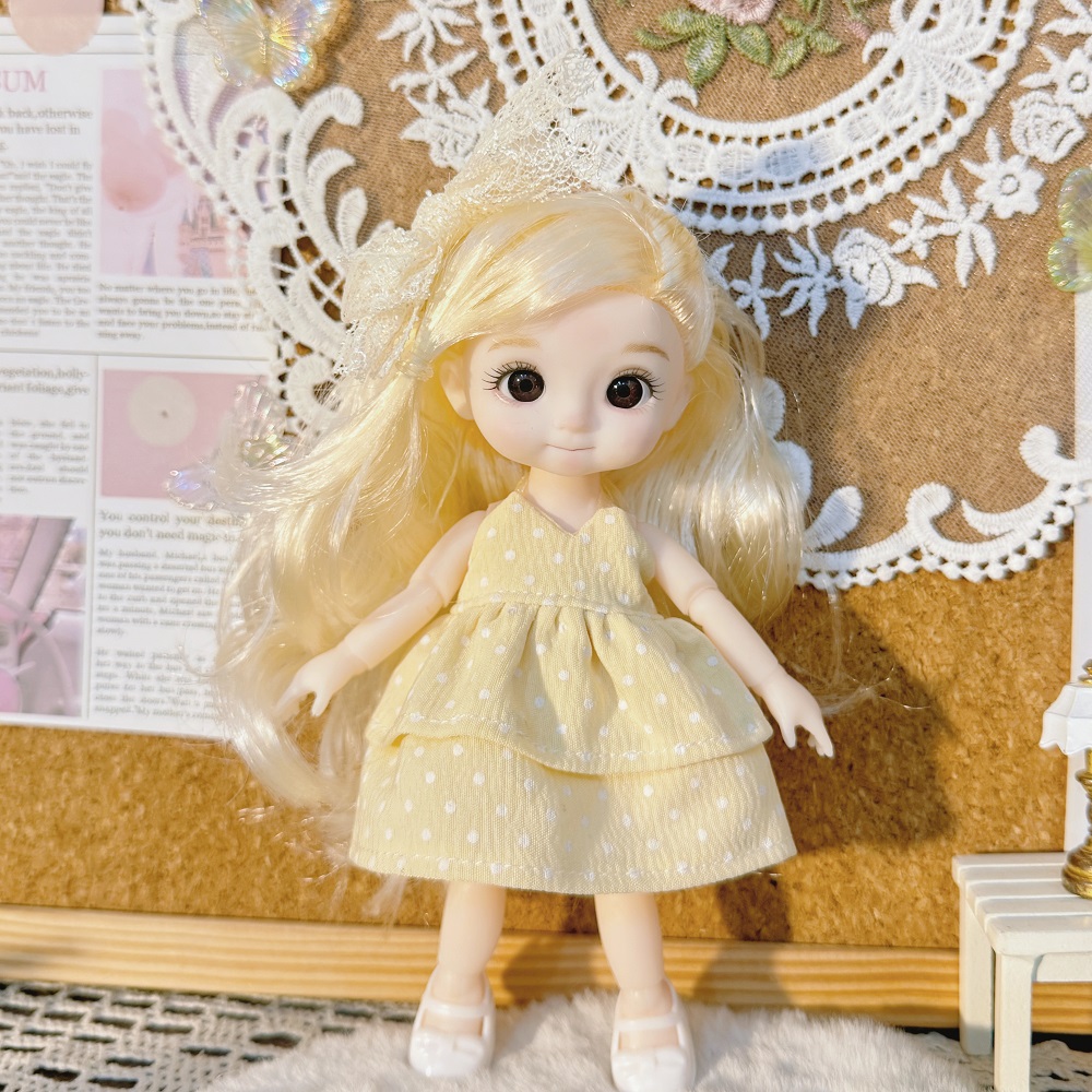 15-17cm BJD Dolls 1/12 Cute Pr - Kids Toys 3 Year Old 评论和价格