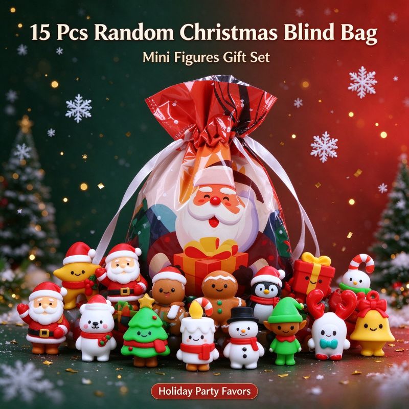 Christmas Mini Figures Blind B - Kids Toys Xmas 评论和价格