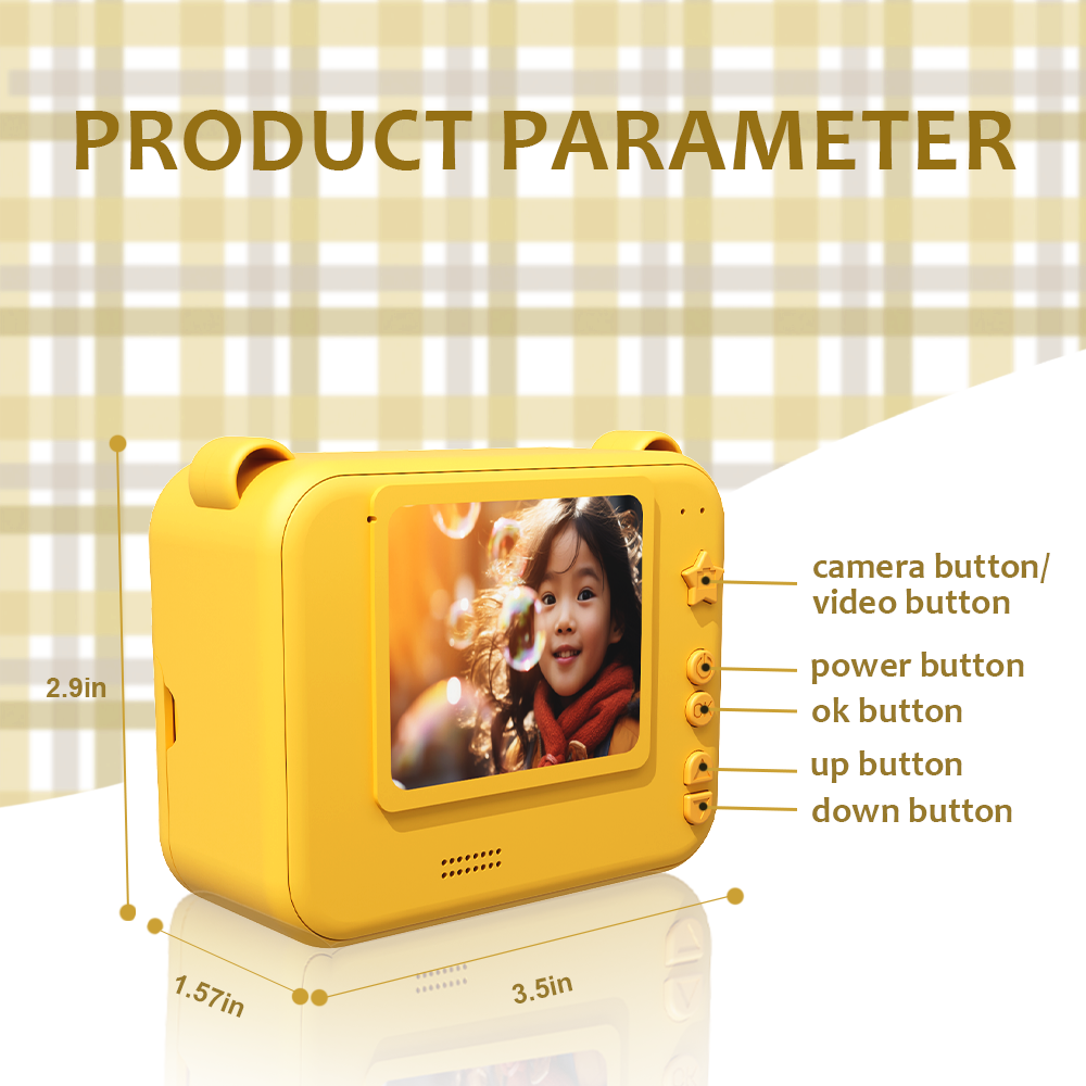 Kids Instant Print Camera 1080 - Kids Toys 3 Year Old 评论和价格