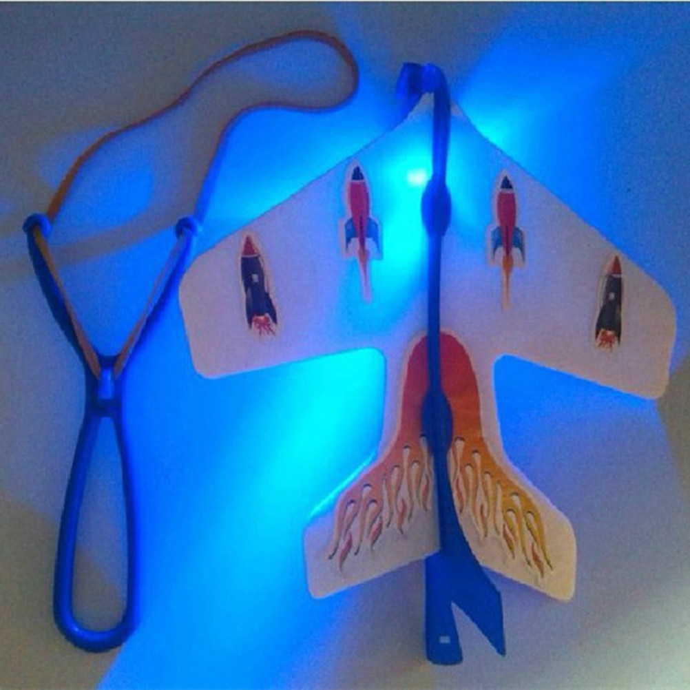 4Pcs LED Light Airplane Glider - Catapult Launcher Toy 评论和价格