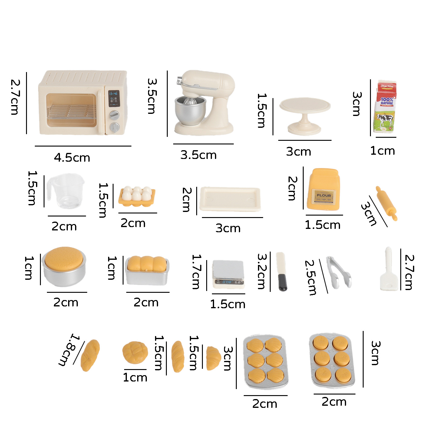 Mini Baking Time Pretend Play  - Kids Toys Kitchen Set 评论和价格