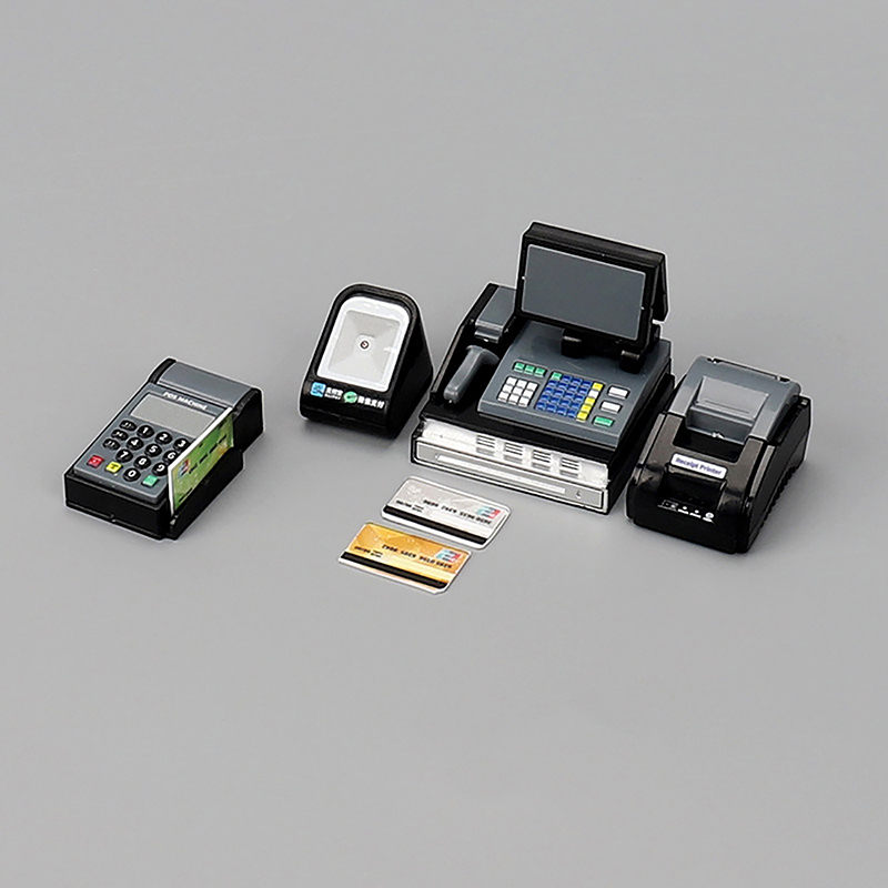 New 1Set Doll House Mini Super - Toy Cash Register 评论和价格